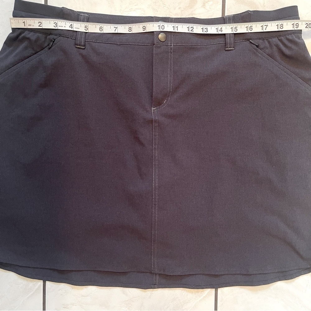 KUHL Stratus Skort Shorts Women Pmus Size 18W Casual Outdoors Lightweight Gray - Picture 13 of 15